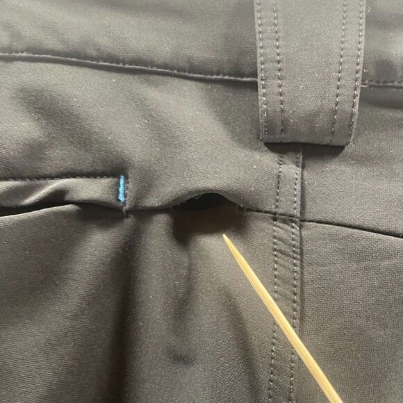 Amazon Shorts Mens Extra Large Black Employee Uniform Cargo Pockets Logo Work - Picture 7 of 11